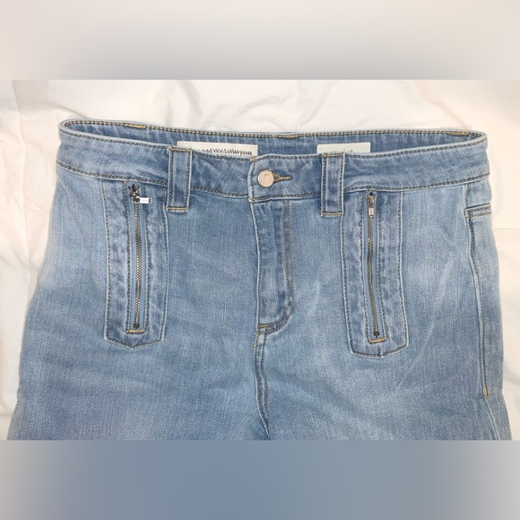 Anthropologie Pilcro Letterpress high waist wide leg jeans women’s size 28 - Picture 13 of 15